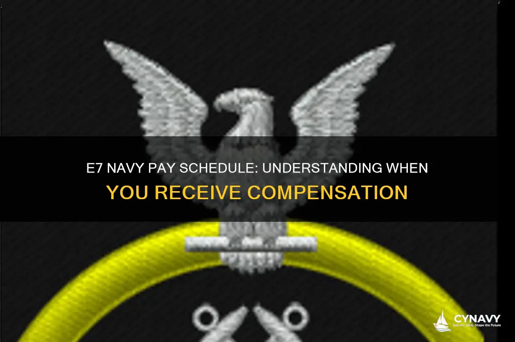 when do you get paid for e7 navy