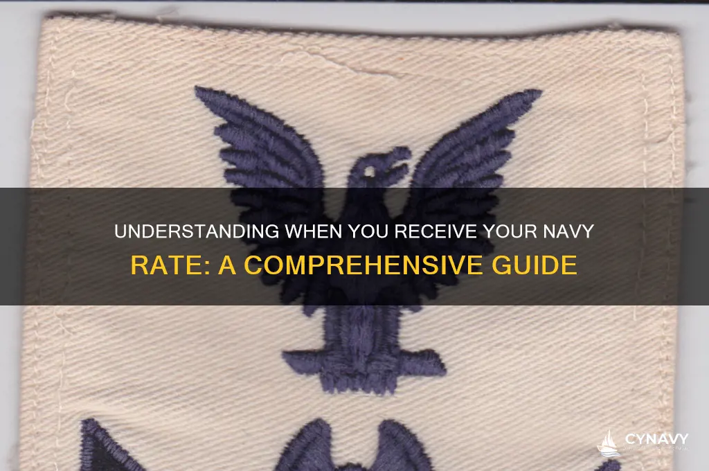 when do you get your navy rate