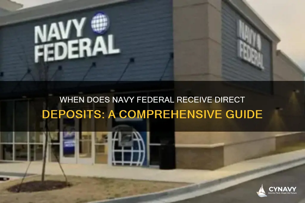when does navy federal get direct deposit