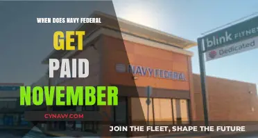Navy Federal November Pay Schedule: When to Expect Your Direct Deposit