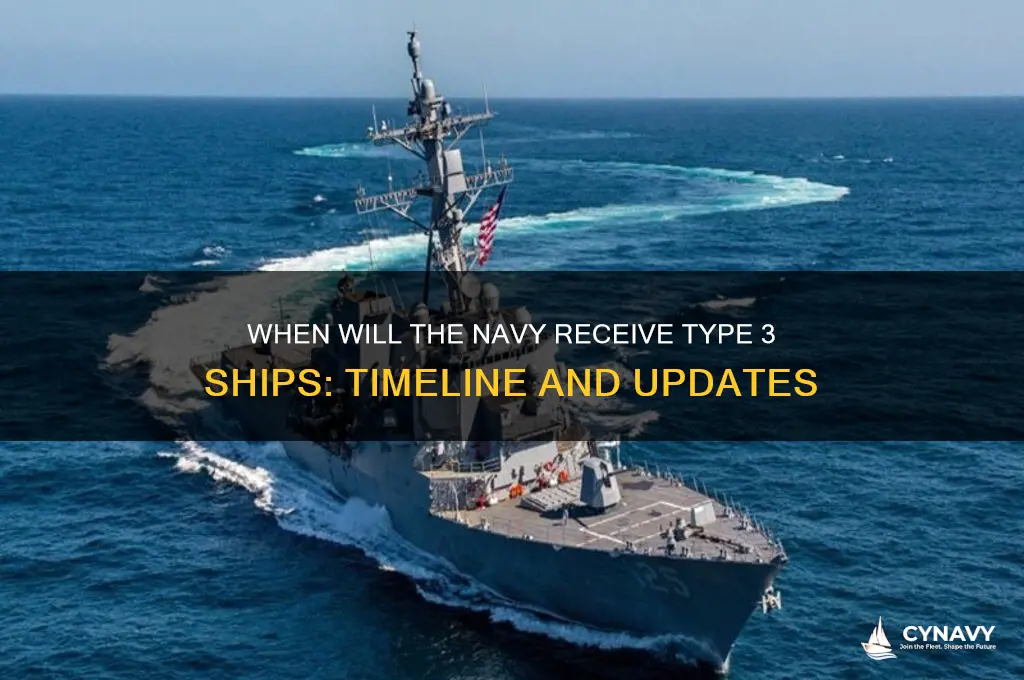 when does navy get type 3s