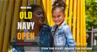 Unlocking the Doors: A Guide to Old Navy's Opening Hours