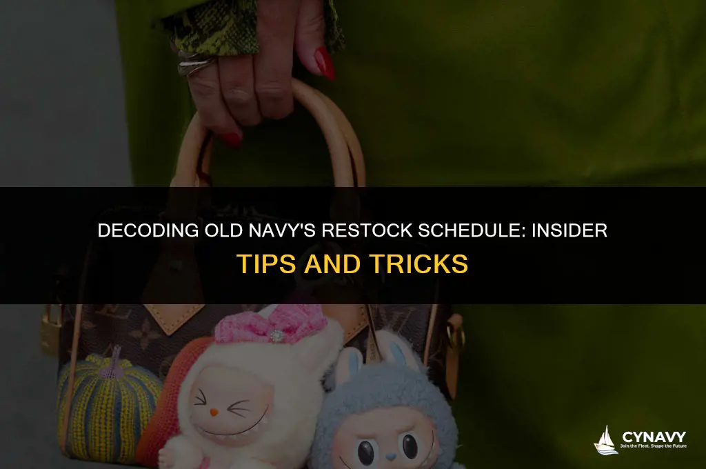 when does old navy restock