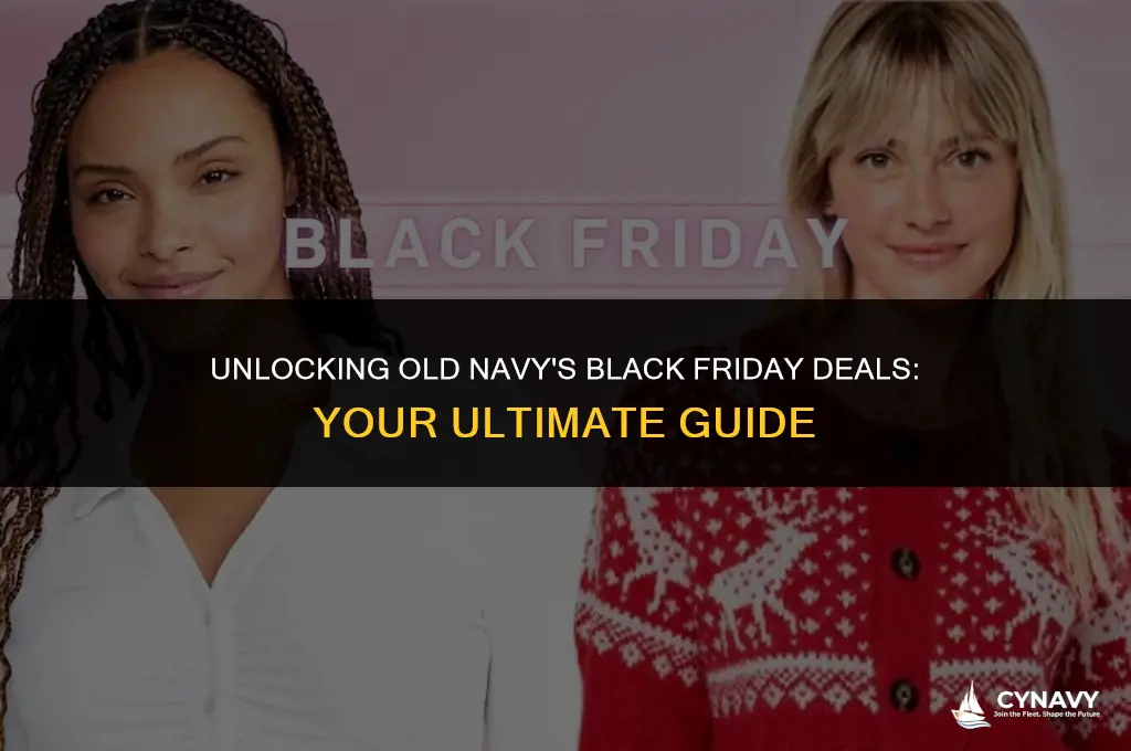 when is old navy black friday sale