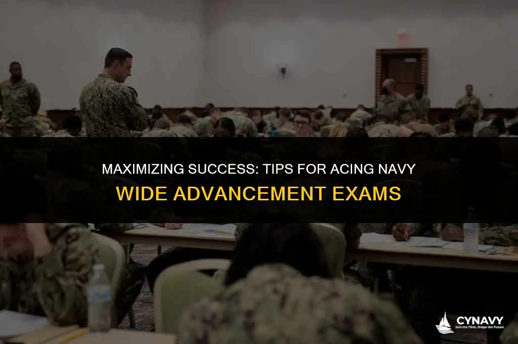 when mailing navy wide advancement exams