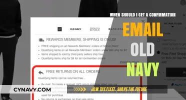 When to Expect Your Old Navy Confirmation Email: A Quick Guide