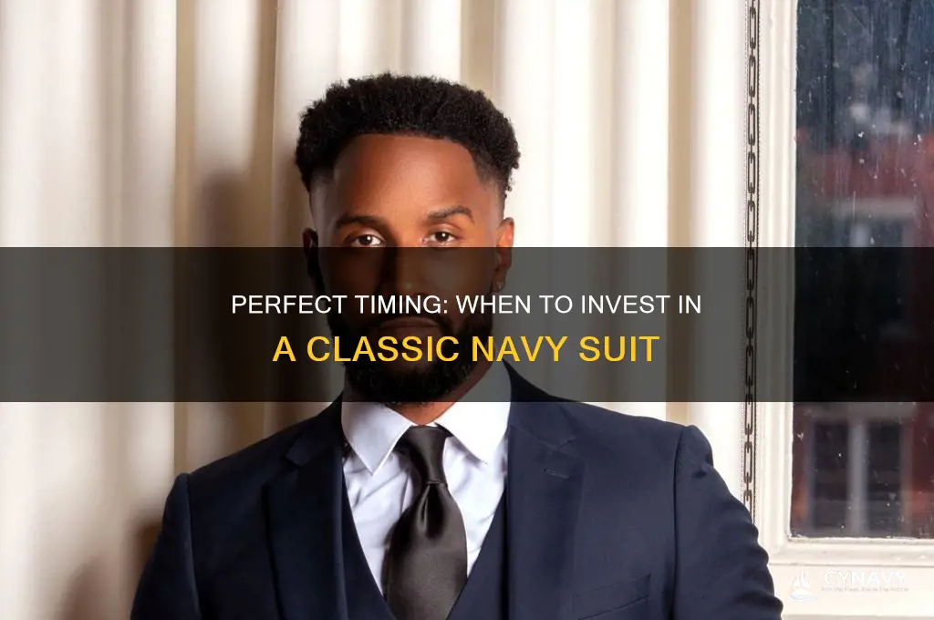 when to get a navy suit