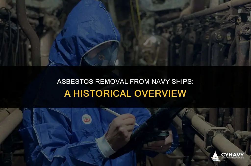 when was asbestos removed from navy ships
