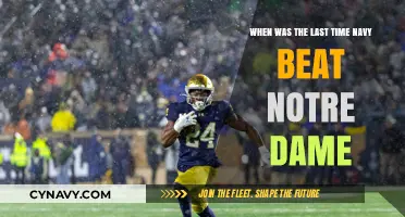 Navy vs. Notre Dame: The Last Time Midshipmen Triumphed