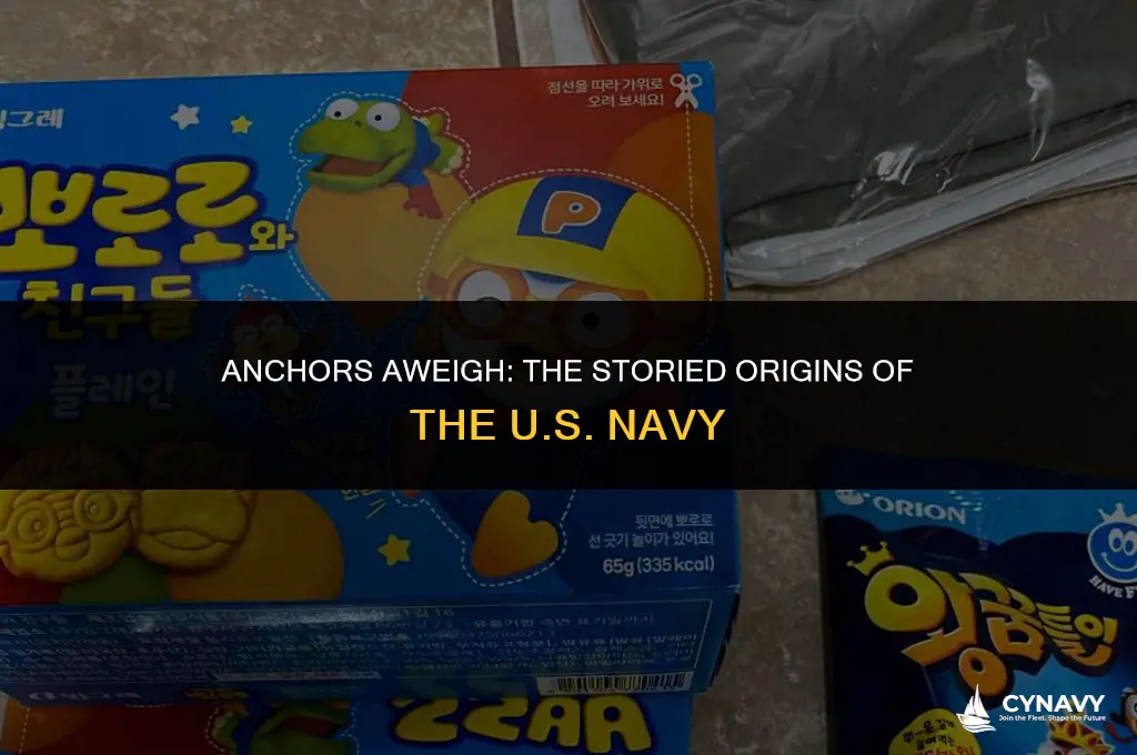 when was us navy formed