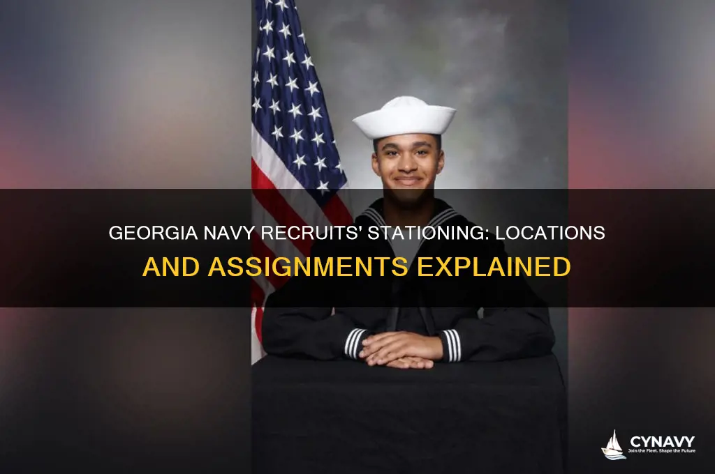 where are georgia navy recruits get stationed