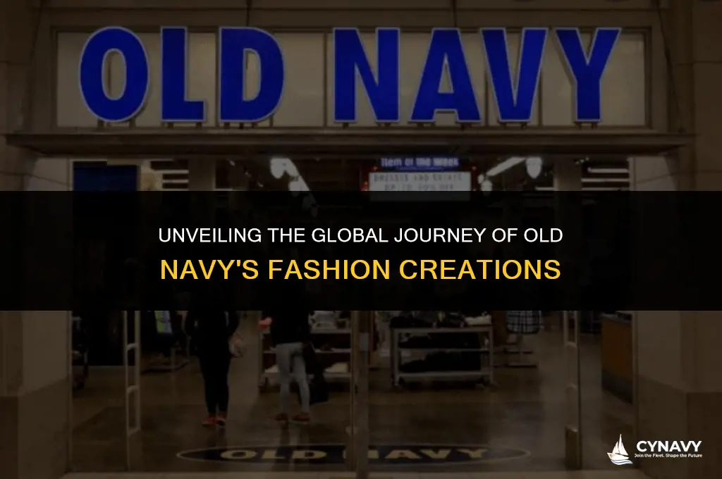 where are old navy clothes made