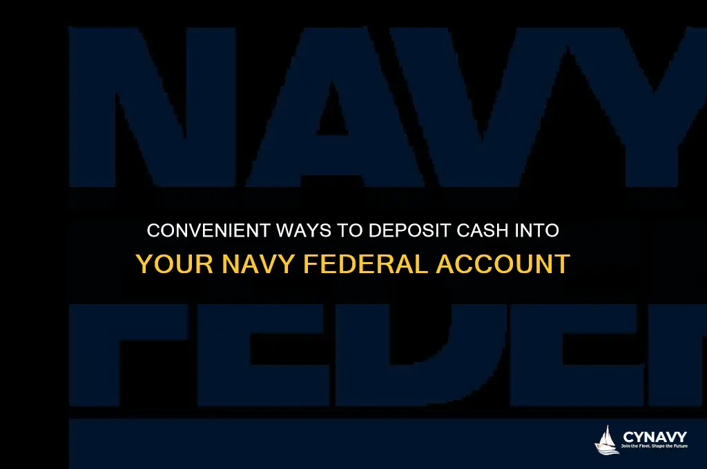 where can i deposit cash into my navy federal account