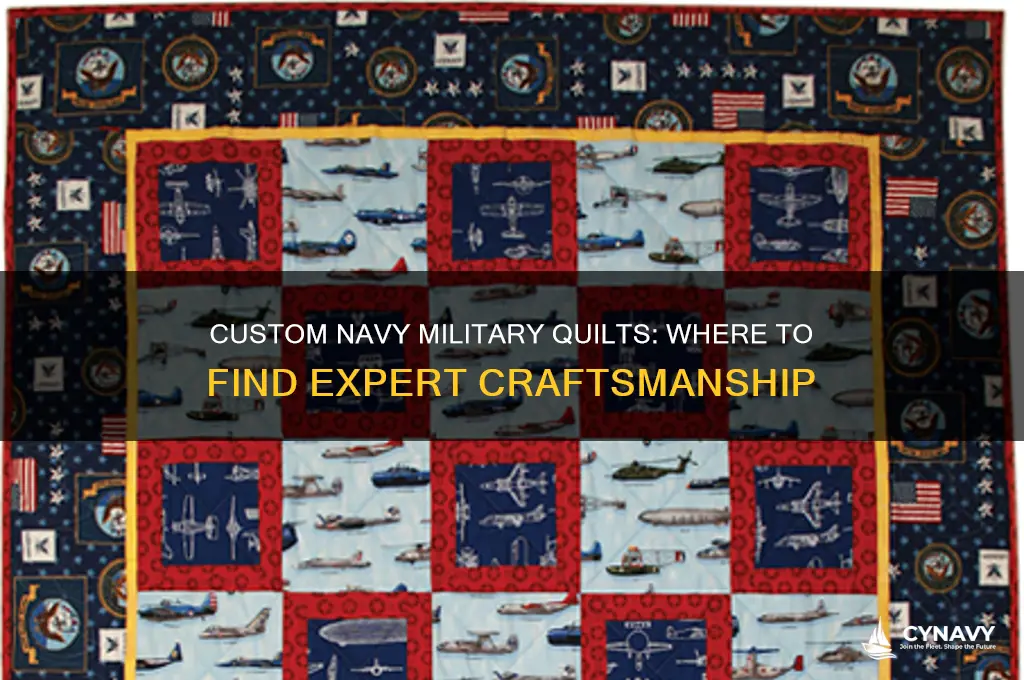 where can i get a navy military quilt made