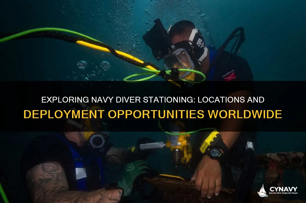 where can navy divers get stationed