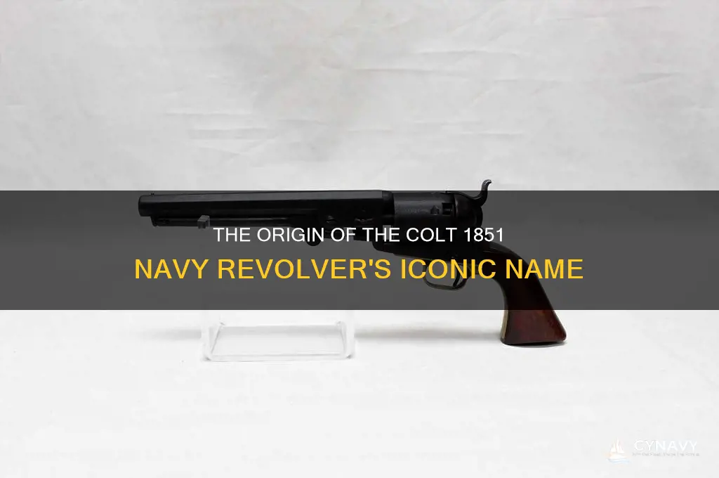 where did the colt 1851 get the name navy