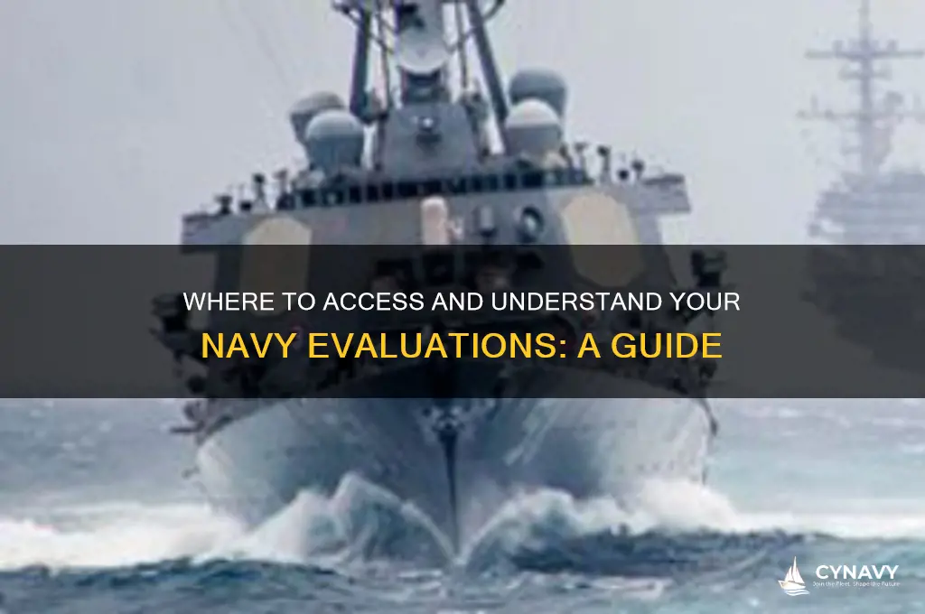 where do i get my navy evals