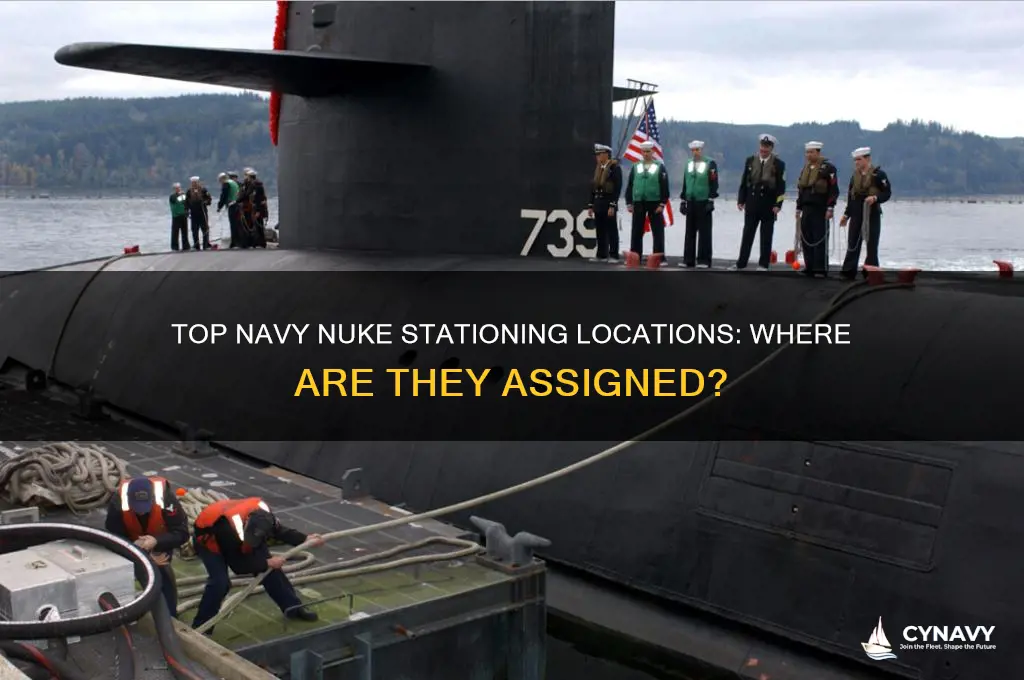 where do most navy nukes get stationed