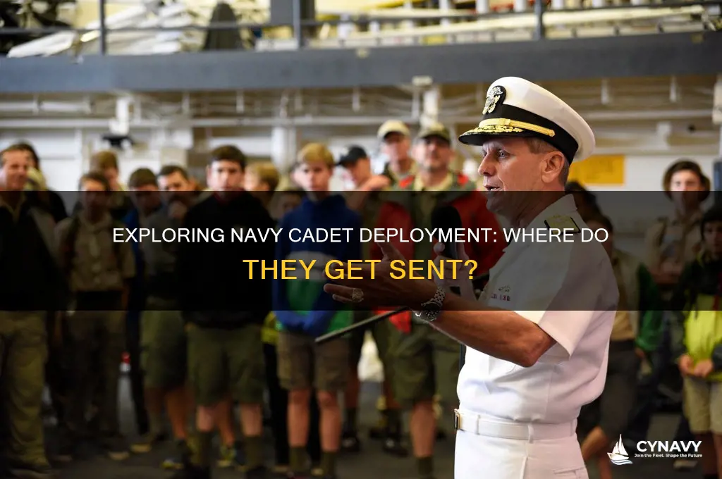 where do navy cadets get sent