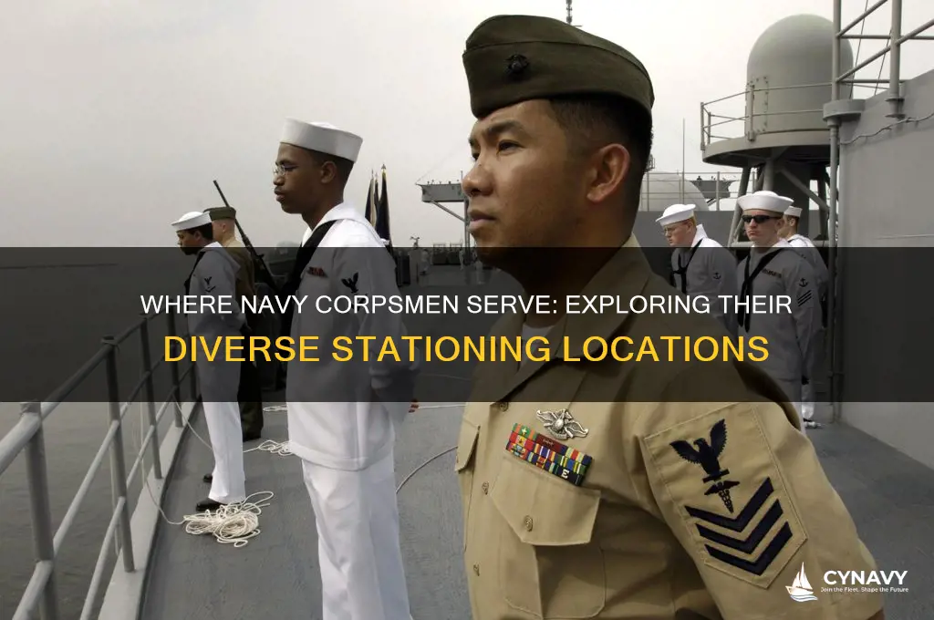 where do navy corpsman get stationed
