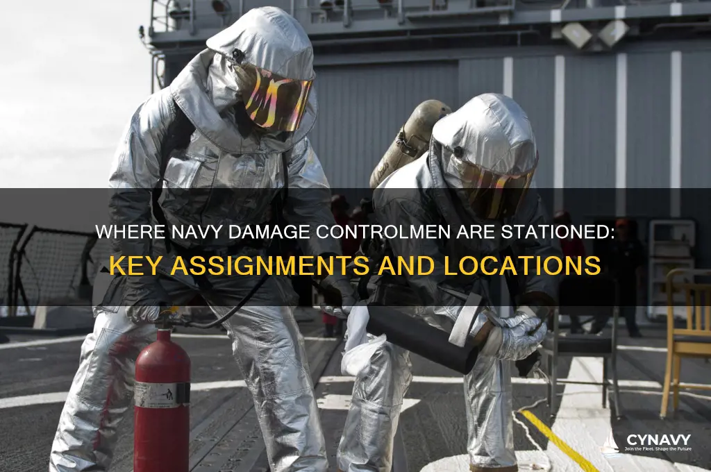 where do navy damage controlman get stationed