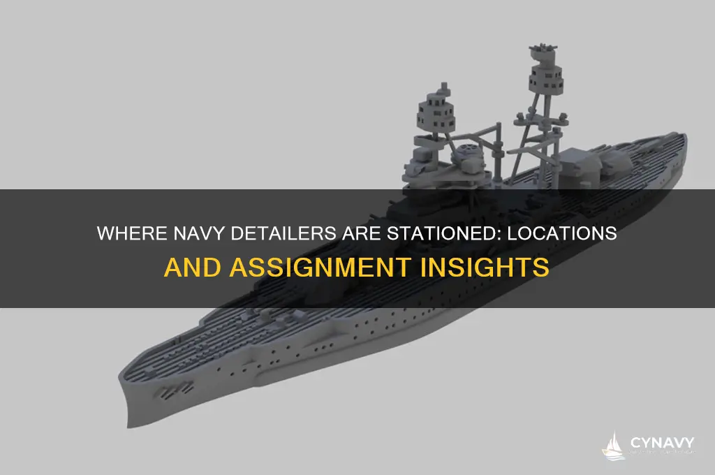 where do navy detailers get stationed