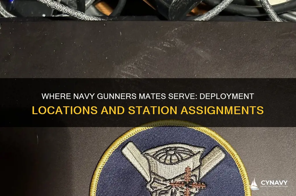 where do navy gunners mates get stationed