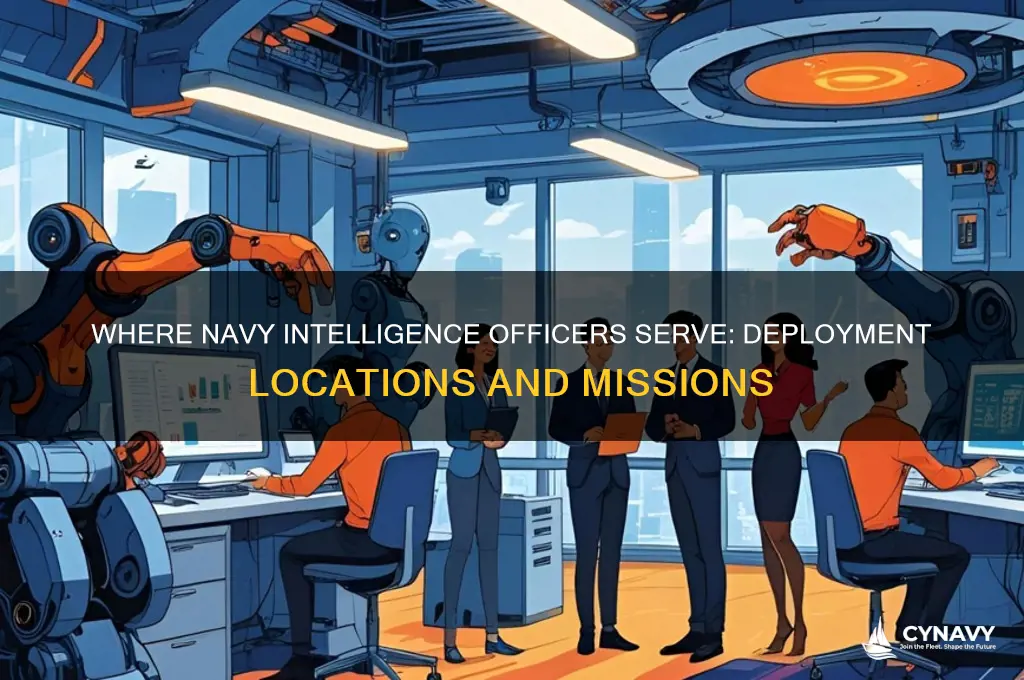where do navy intelligence officers get deployed