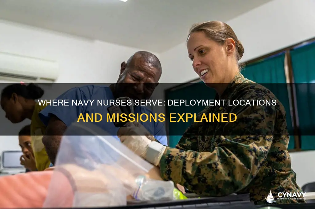where do navy nurses get sent to