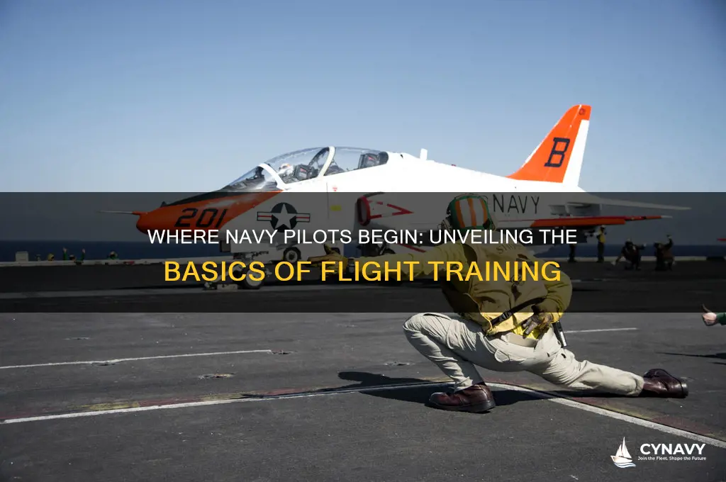 where do navy pilots get basic training