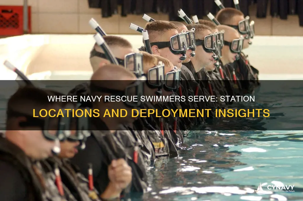 where do navy rescue swimmers get stationed