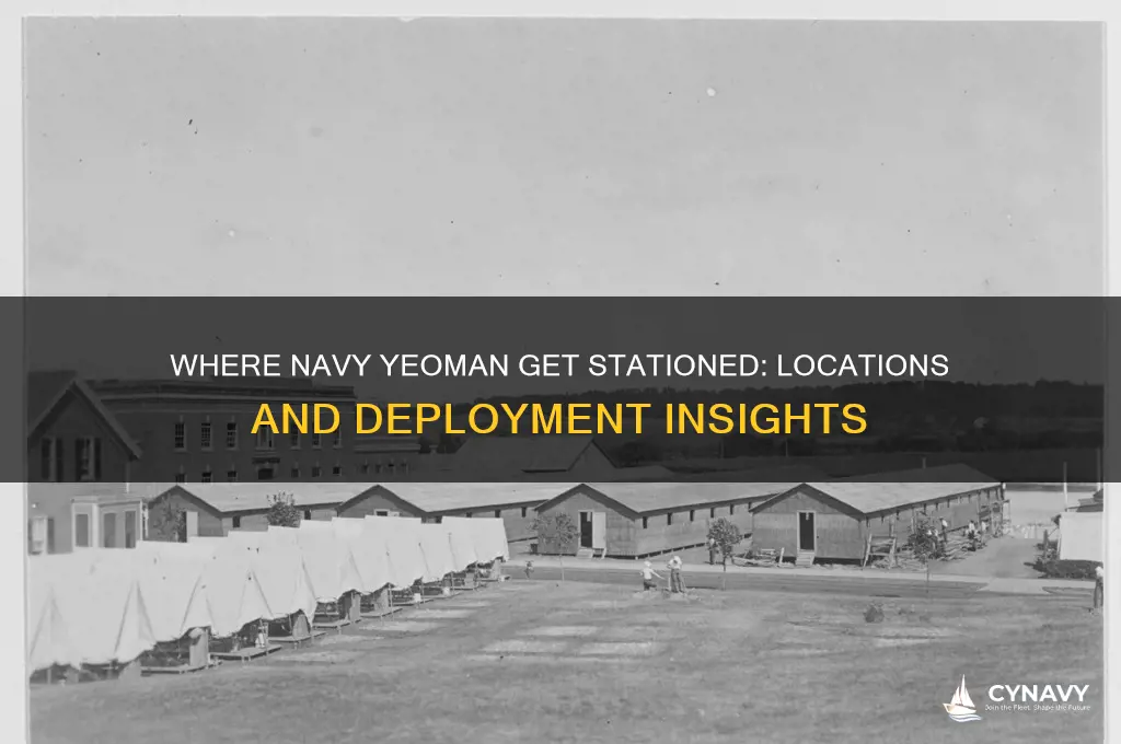 where do navy yeoman get stationed