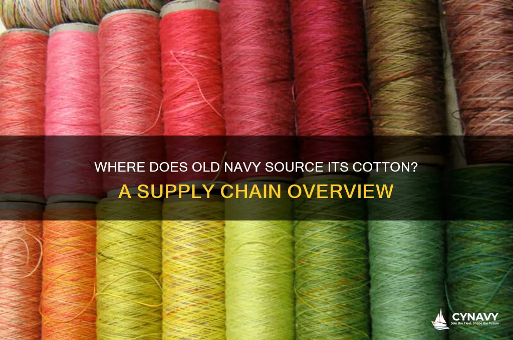 where does old navy get their cotton