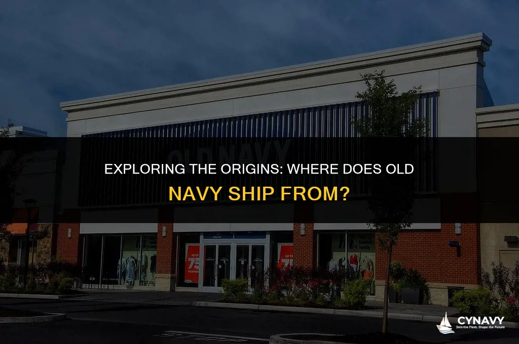 where does old navy ship from