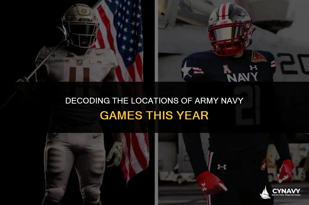 where is army navy this year