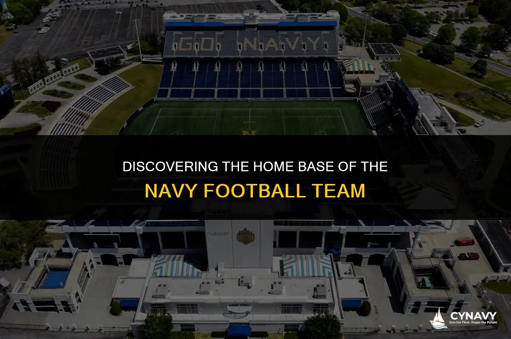 where is navy football team located