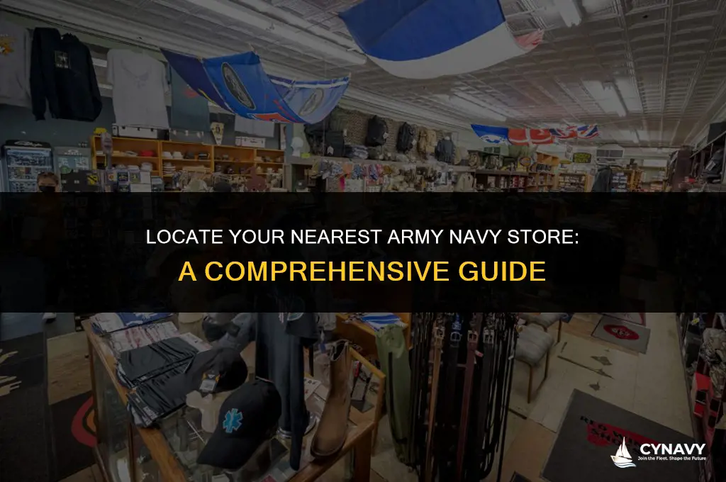 where is the nearest army navy store