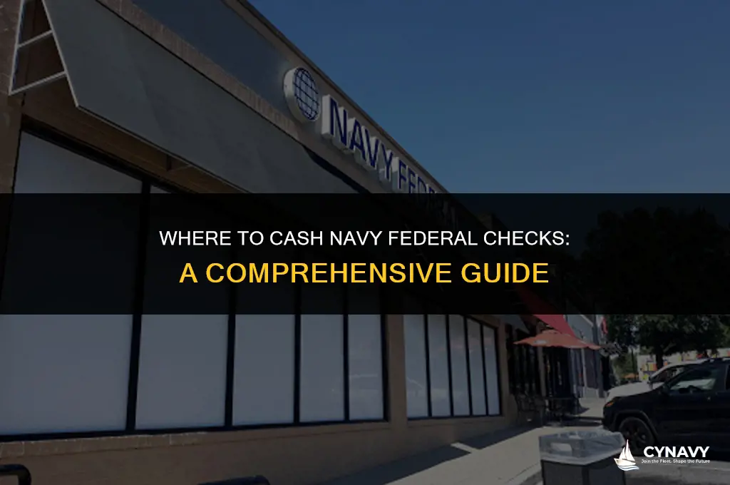 where to cash navy federal checks