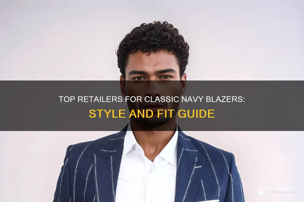 where to get a navy blazer