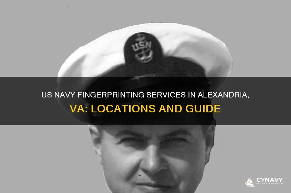 where to get fingerprints done us navy alexandria va