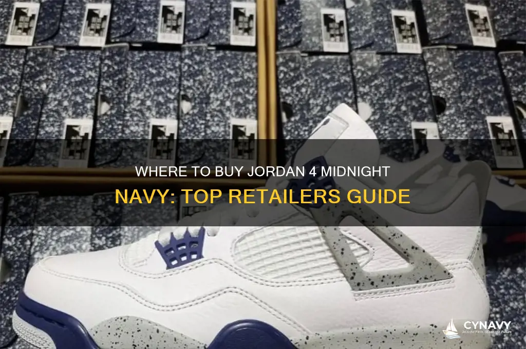 where to get jordan 4 midnight navy