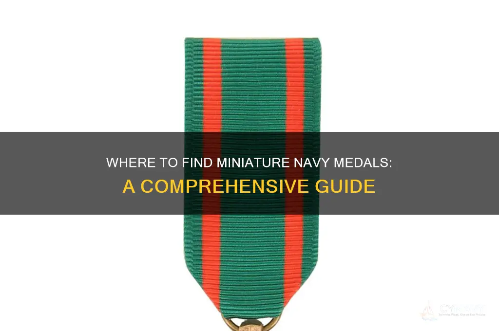 where to get miniature navy medals