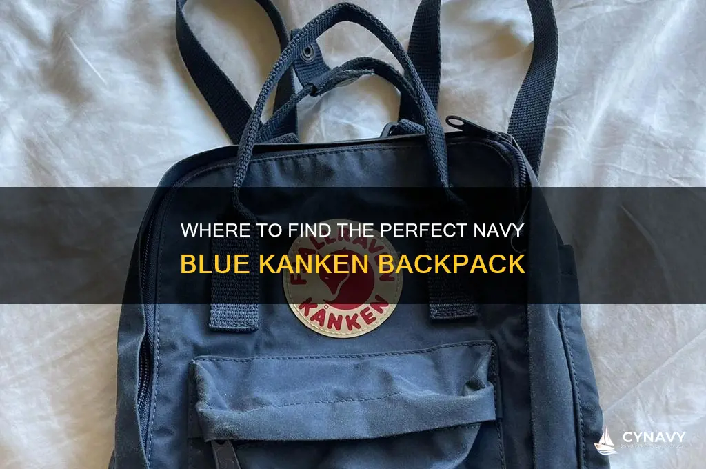 where to get navy blue kanken backpack
