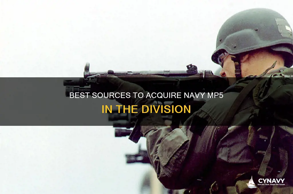 where to get navy mp5 the division