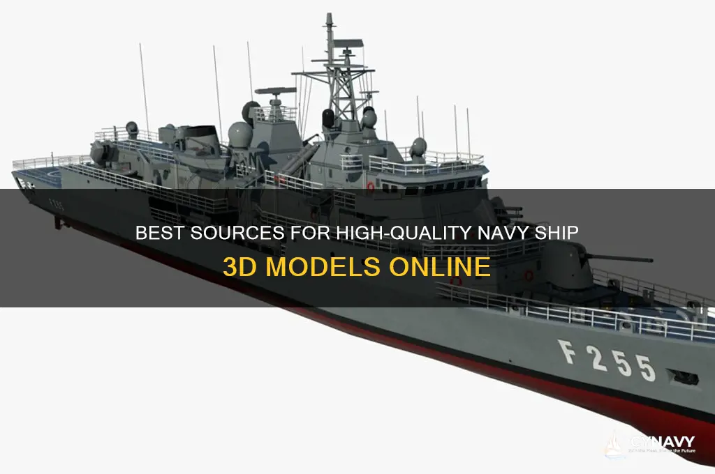 where to get navy ship 3d model