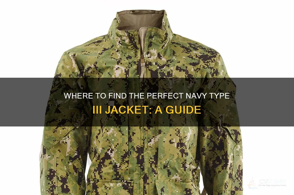 where to get navy type iii