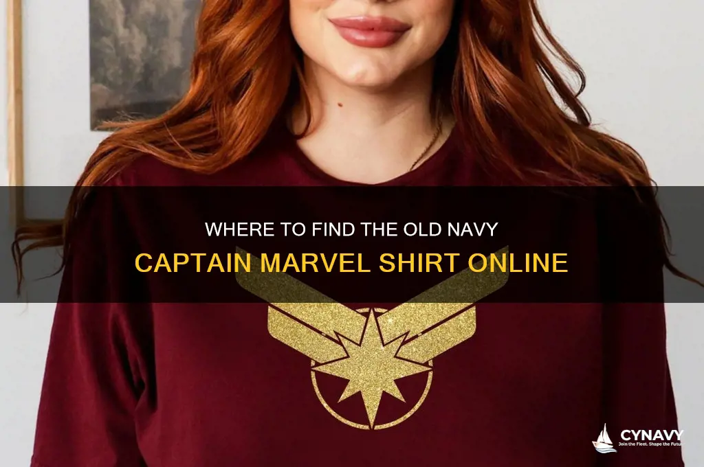 where to get old navy captain marvel shirt