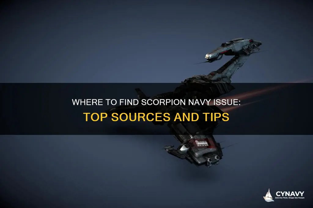 where to get scorpion navy issue