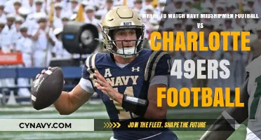 Navy Midshipmen vs Charlotte 49ers: Where to Watch the Game
