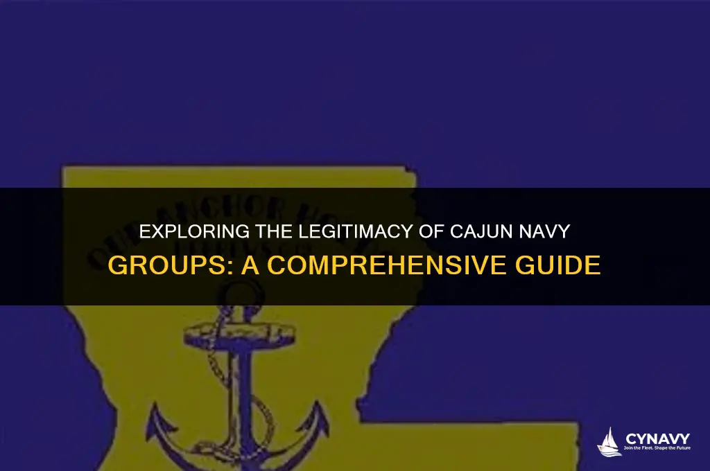 which cajun navy is legit